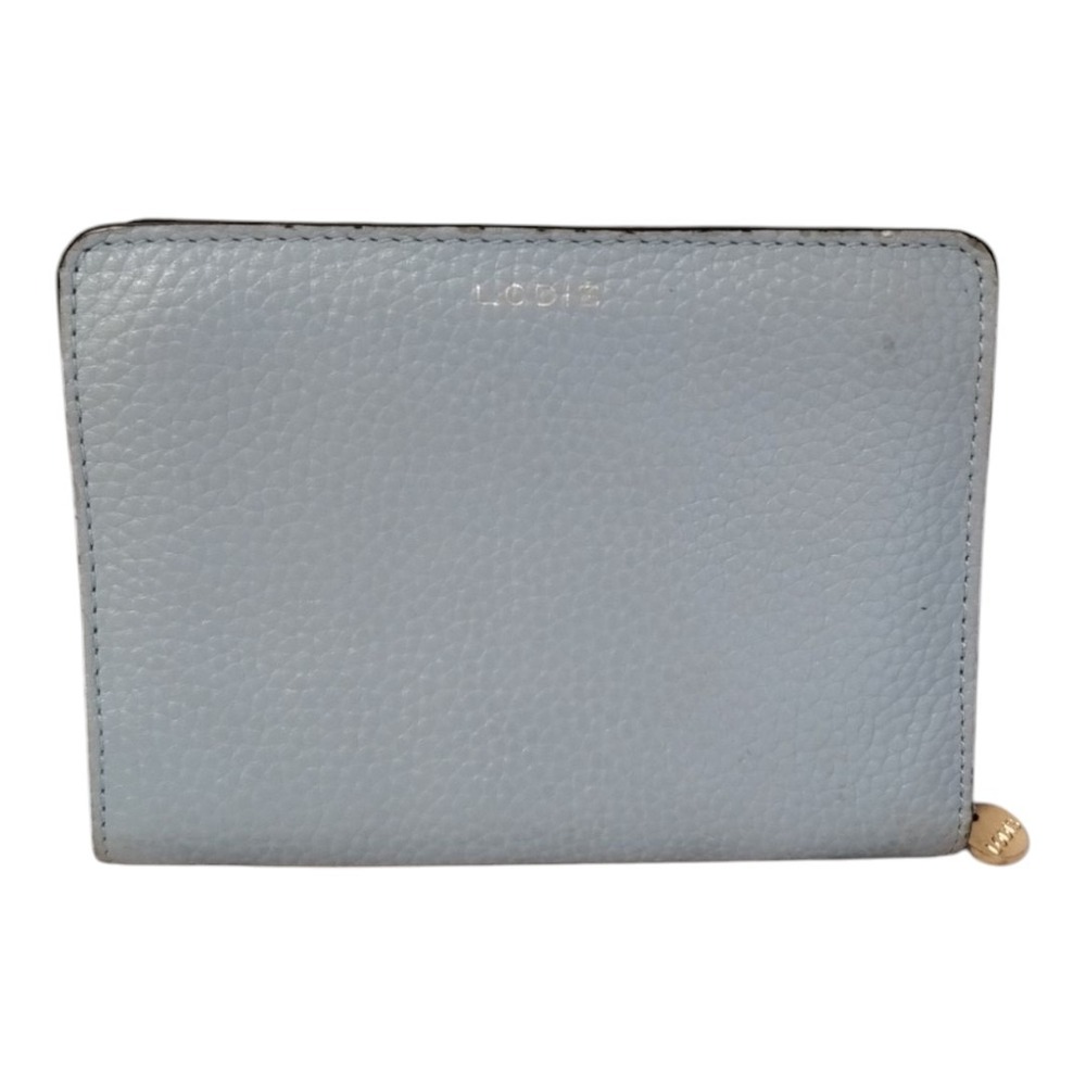 Lodis Pebble Leather Case Organizer Cardholder Zip Around Billfold Wallet‎